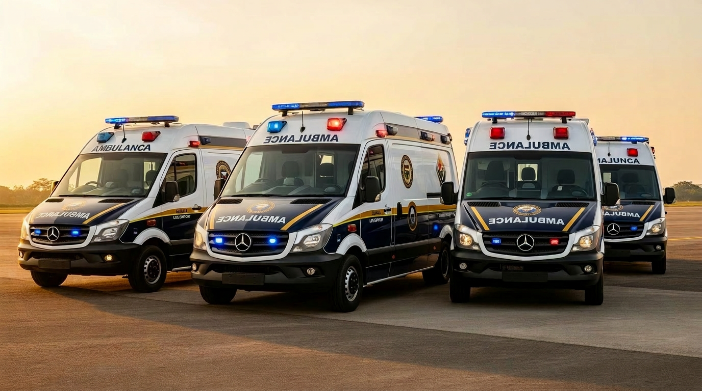 NiMSol modern ambulance fleet in formation